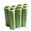 NiMH AA Rechargeable Batteries, 1.2V Nominal Voltage, 1,800mAh Capacity, CE, RoHS, UL Marks